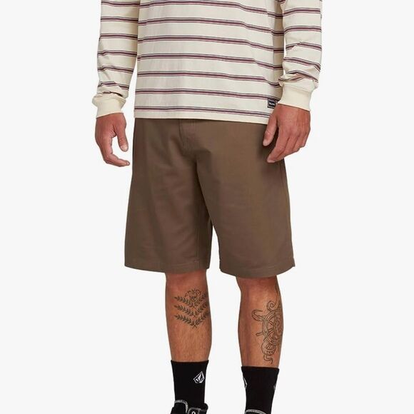 Volcom Other - Volcom MENS Shorts 40 Brown Volcom Frickin Teller Shorts Casual